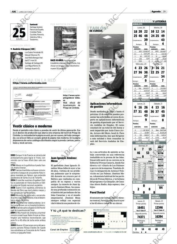 ABC CORDOBA 25-07-2005 página 39