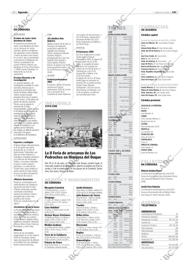 ABC CORDOBA 25-07-2005 página 40