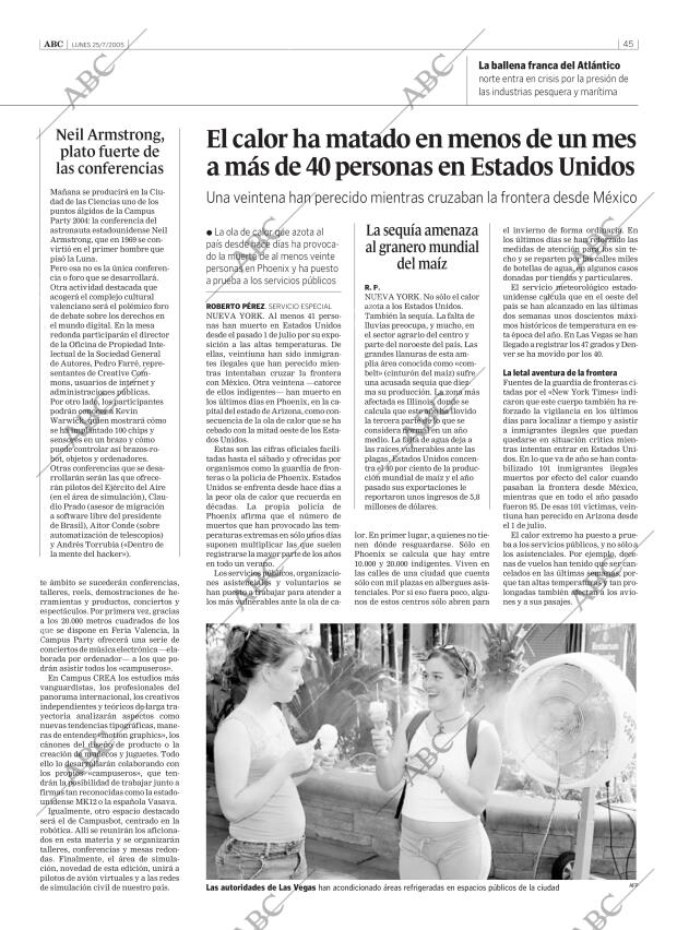 ABC CORDOBA 25-07-2005 página 45
