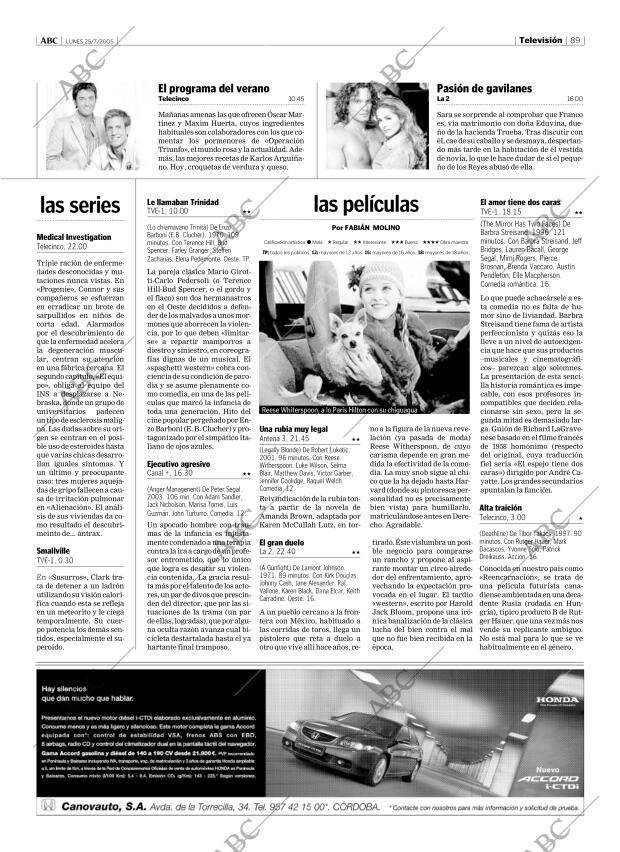 ABC CORDOBA 25-07-2005 página 89