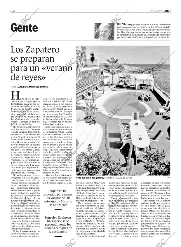 ABC MADRID 25-07-2005 página 92