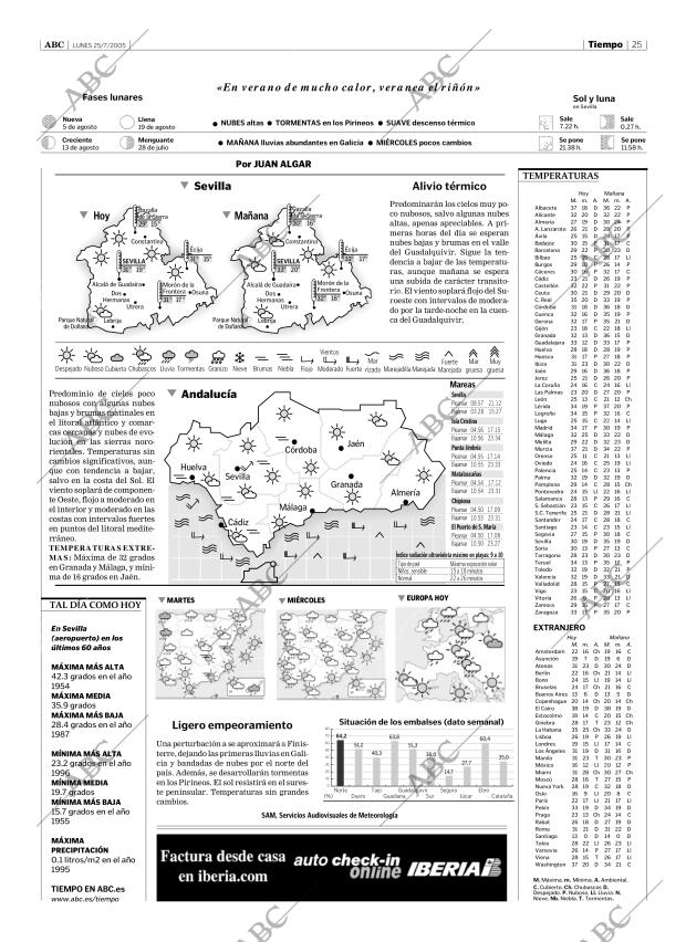 ABC SEVILLA 25-07-2005 página 25