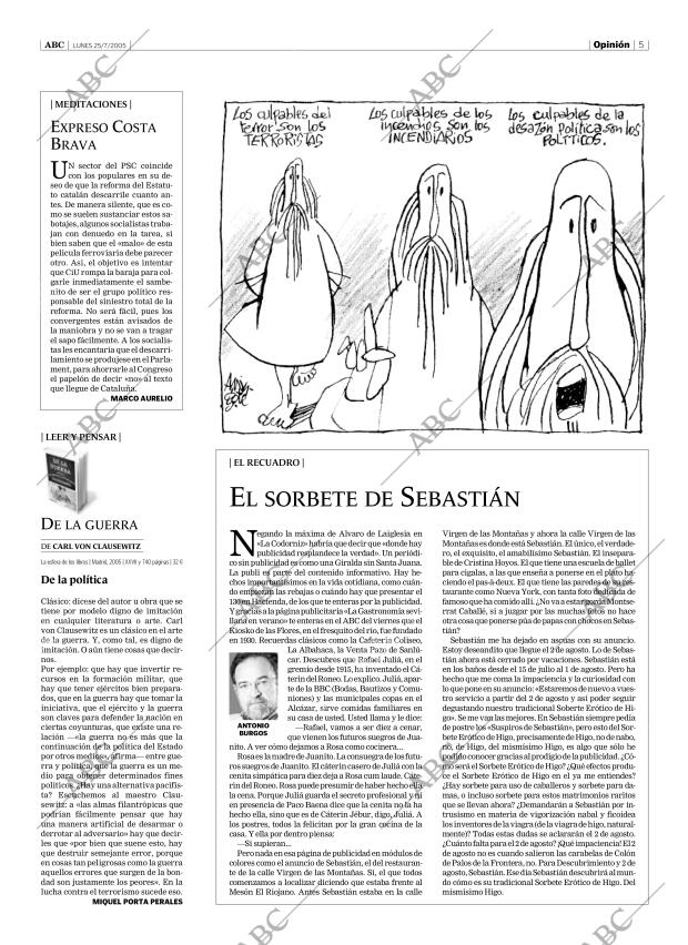 ABC SEVILLA 25-07-2005 página 5