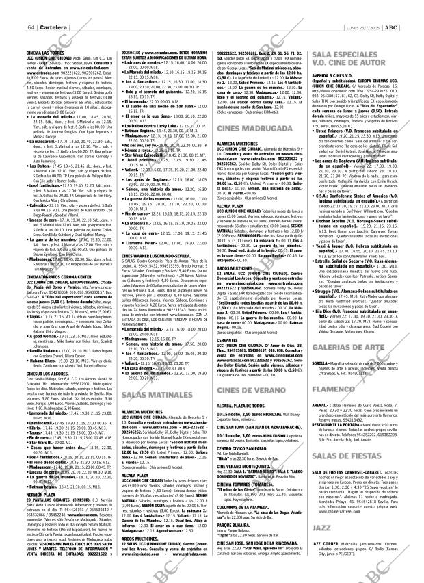 ABC SEVILLA 25-07-2005 página 64
