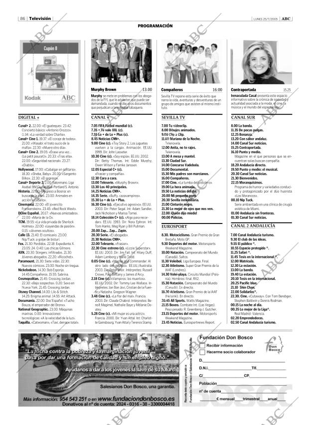 ABC SEVILLA 25-07-2005 página 86