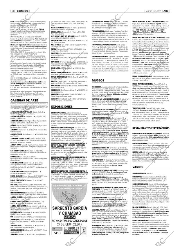 ABC MADRID 26-07-2005 página 68
