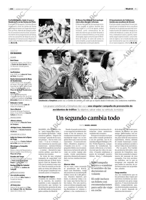 ABC MADRID 29-07-2005 página 41