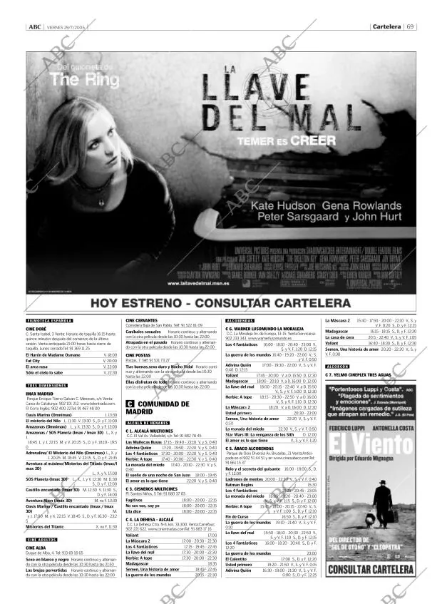ABC MADRID 29-07-2005 página 69