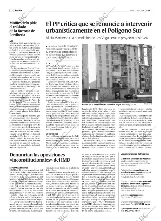 ABC SEVILLA 30-07-2005 página 12