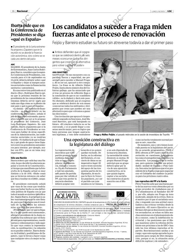 ABC MADRID 01-08-2005 página 16