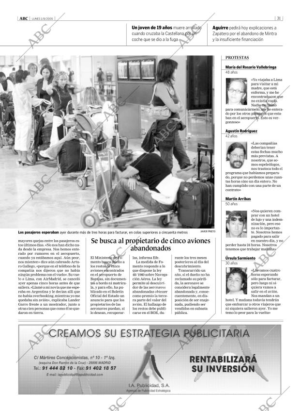 ABC MADRID 01-08-2005 página 31