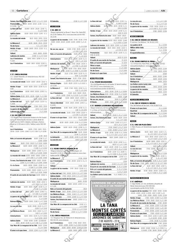 ABC MADRID 01-08-2005 página 56