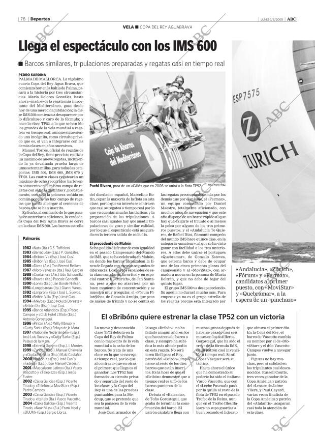 ABC MADRID 01-08-2005 página 78