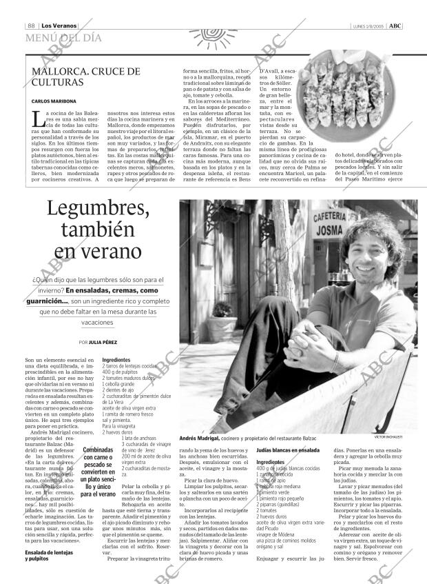 ABC MADRID 01-08-2005 página 88