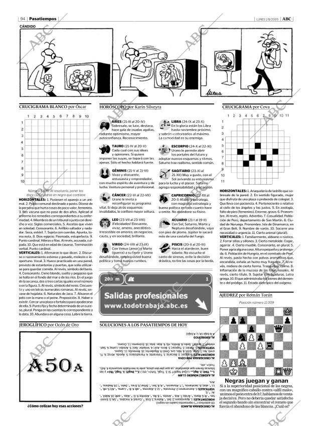 ABC MADRID 01-08-2005 página 94