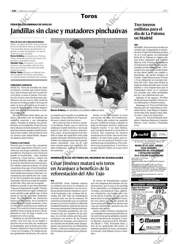 ABC MADRID 03-08-2005 página 45
