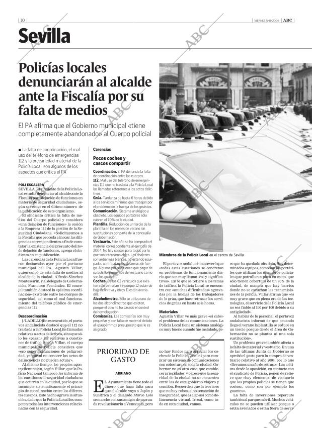 ABC SEVILLA 05-08-2005 página 10