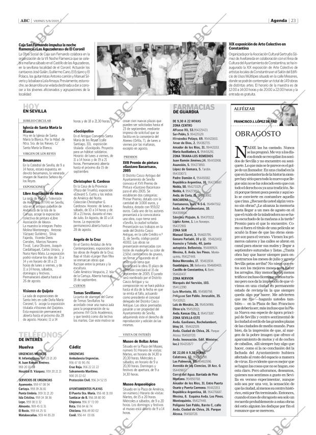 ABC SEVILLA 05-08-2005 página 23