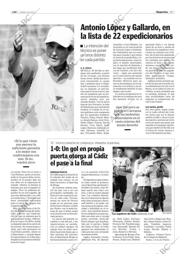 ABC SEVILLA 05-08-2005 página 85