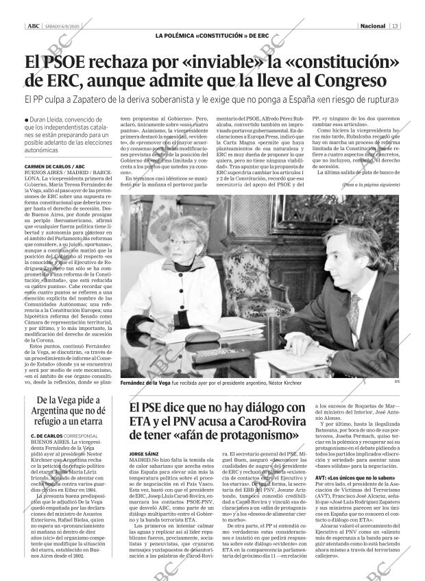 ABC MADRID 06-08-2005 página 13