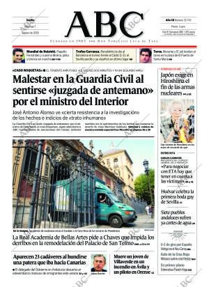 ABC SEVILLA 07-08-2005 página 1