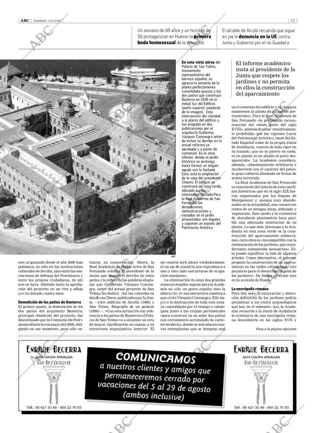 ABC SEVILLA 07-08-2005 página 13