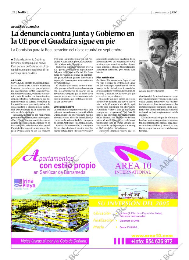 ABC SEVILLA 07-08-2005 página 22