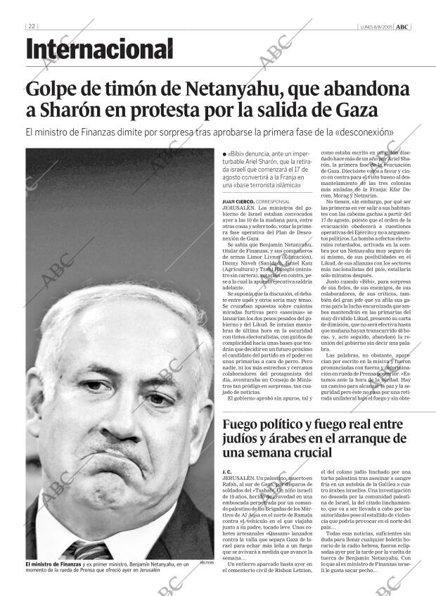 ABC MADRID 08-08-2005 página 22