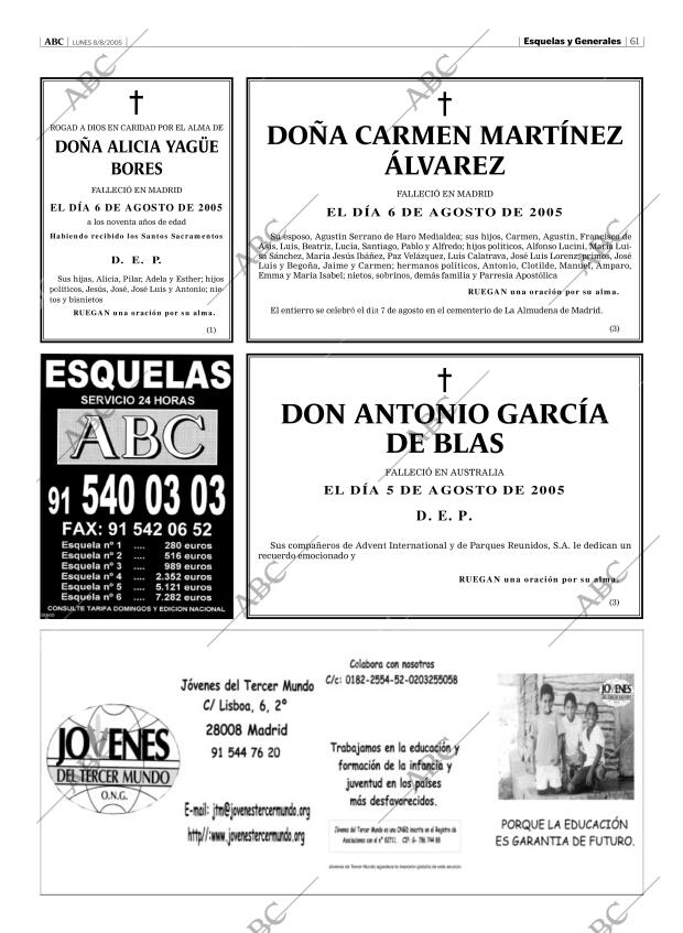 ABC MADRID 08-08-2005 página 61