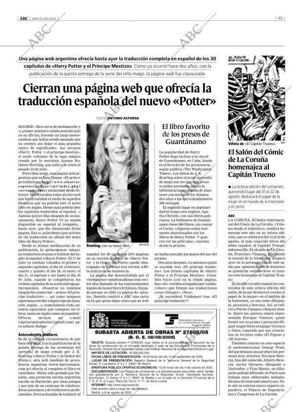 ABC MADRID 09-08-2005 página 45