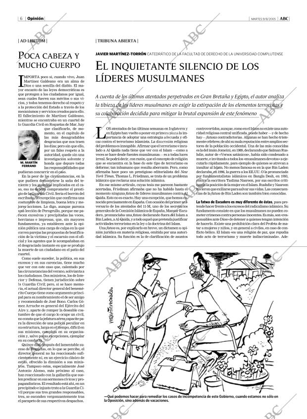 ABC MADRID 09-08-2005 página 6
