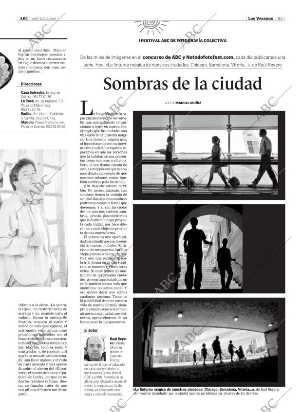 ABC MADRID 09-08-2005 página 85