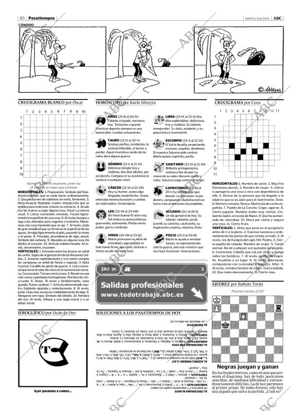 ABC MADRID 09-08-2005 página 90