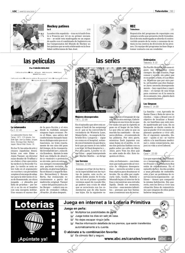 ABC MADRID 09-08-2005 página 93