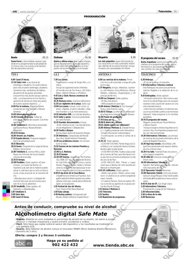 ABC MADRID 11-08-2005 página 95