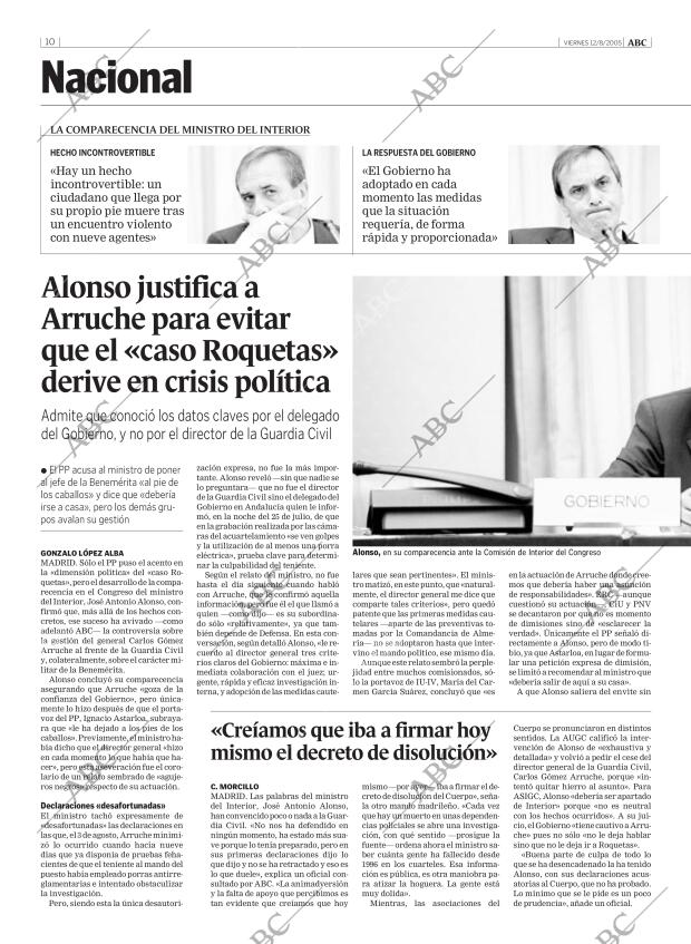 ABC MADRID 12-08-2005 página 10