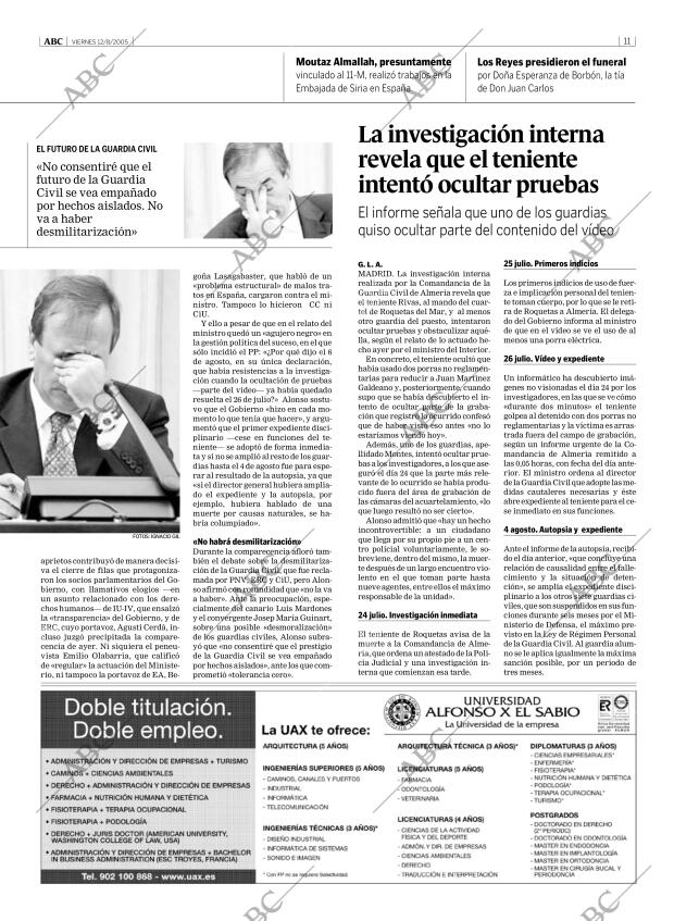 ABC MADRID 12-08-2005 página 11