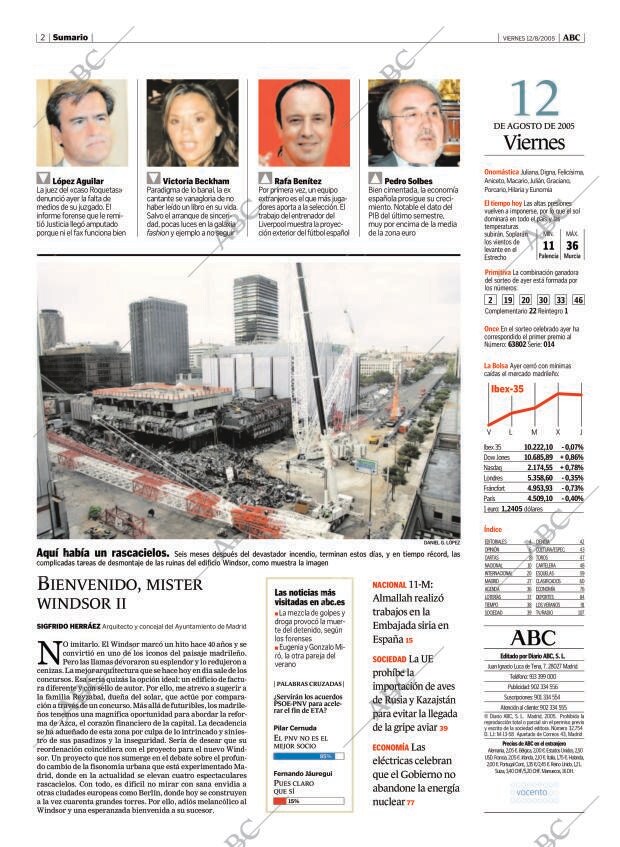 ABC MADRID 12-08-2005 página 2