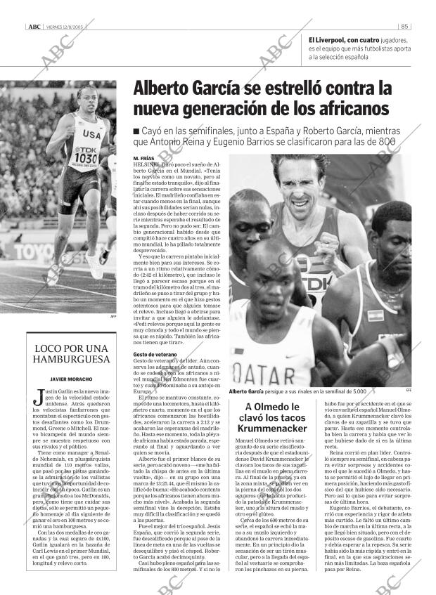 ABC MADRID 12-08-2005 página 85