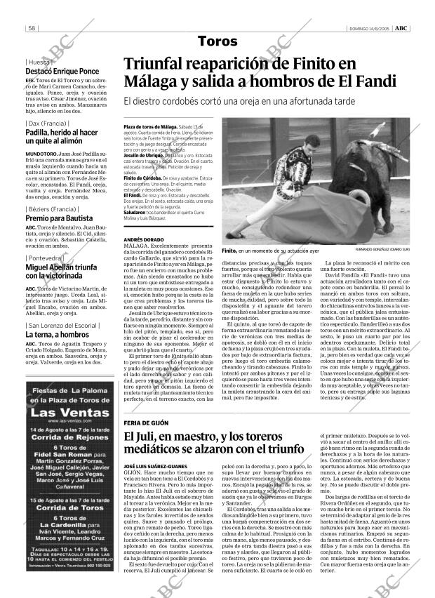 ABC CORDOBA 14-08-2005 página 58