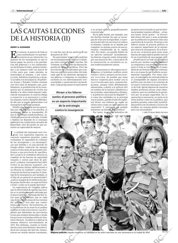 ABC MADRID 14-08-2005 página 26