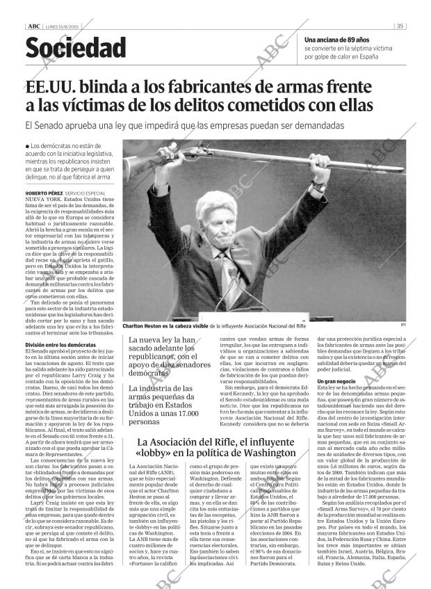 ABC MADRID 15-08-2005 página 35