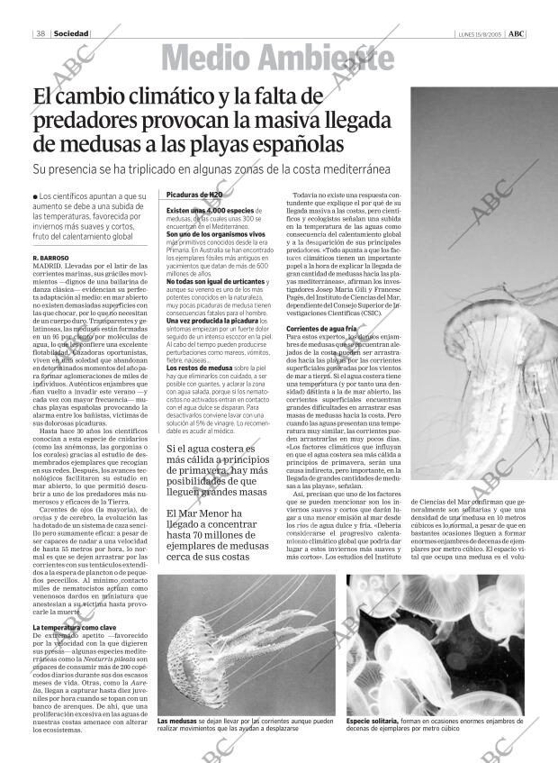 ABC MADRID 15-08-2005 página 38