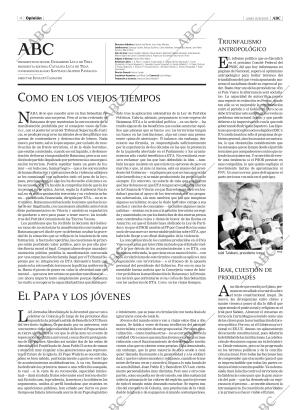 ABC MADRID 15-08-2005 página 4