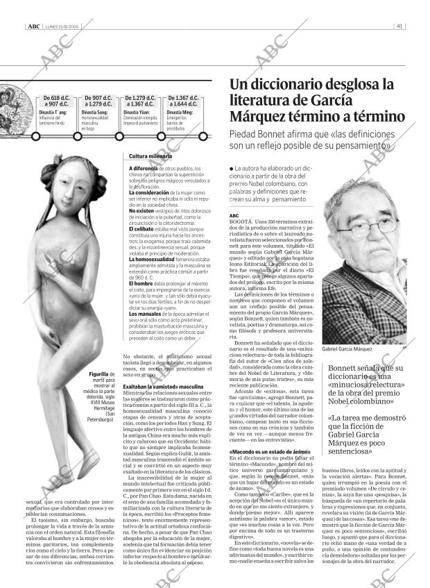 ABC MADRID 15-08-2005 página 41