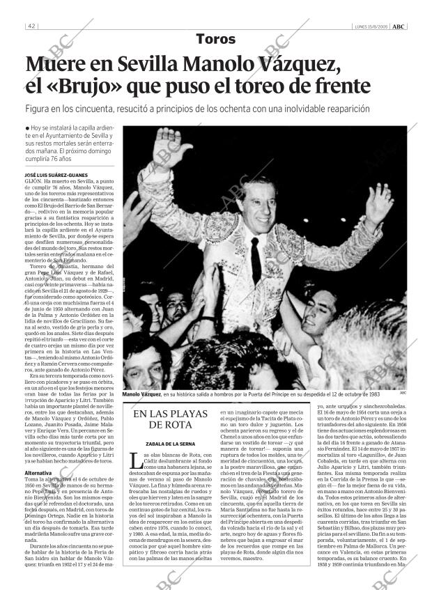 ABC MADRID 15-08-2005 página 42