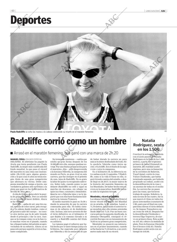 ABC MADRID 15-08-2005 página 60