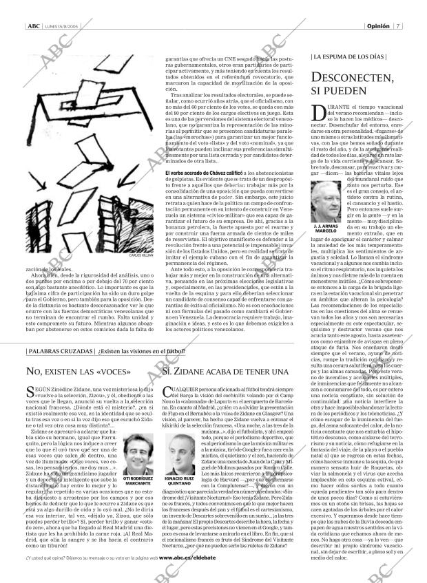 ABC MADRID 15-08-2005 página 7