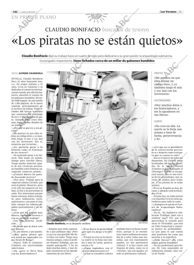 ABC MADRID 15-08-2005 página 81