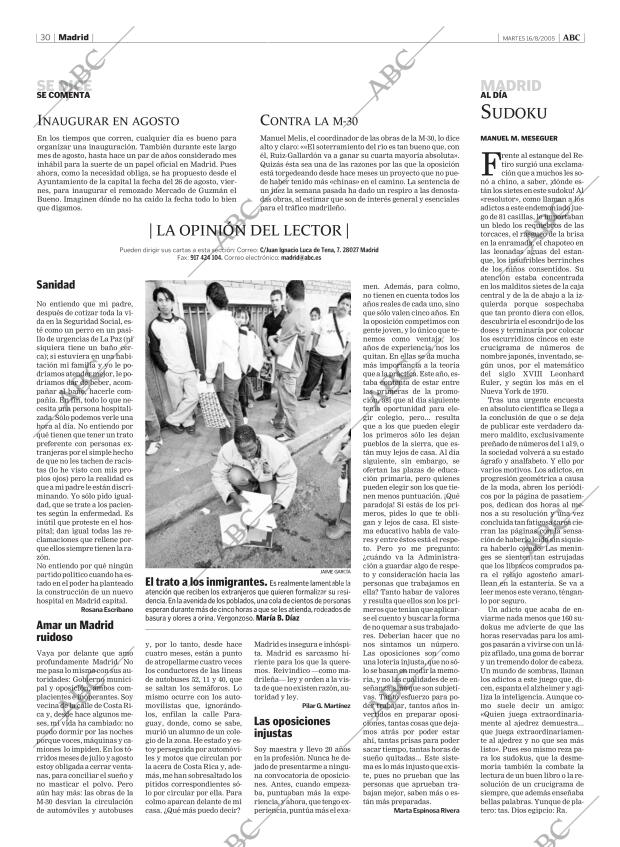 ABC MADRID 16-08-2005 página 30